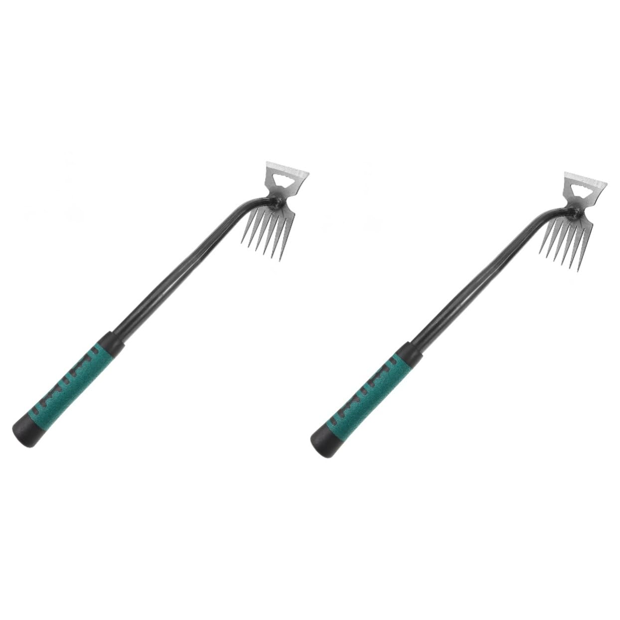 YARNOW 2 Pièces Outils de désherbage de Jardin Jardinage Jardinier Outil arrachage Outil de Jardin Multifonction Outil de Jardin Pratique Outil Jardin désherbeur désherbants manuels Acier