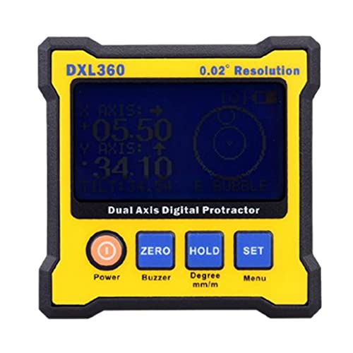 Transportador digital de ángulo dual DXL360 0.1 alta precisión miniatura 4