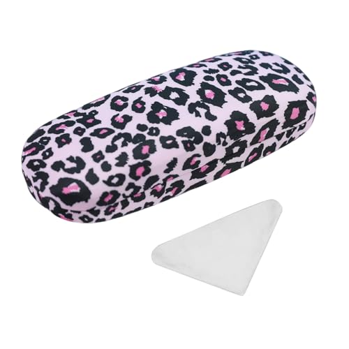 Image of PERFECTSIGHT Hard Shell Eyeglasses Case, PU Leather Protective Glasses Case, Cute Eyeglass Case for Women Men Girls