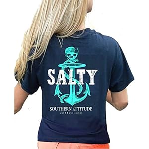 Southern-Attitude-Pirate-Anchor-Navy-Preppy-Womens-Short-Sleeve-Tee-Shirt Southern Attitude Pirate Anchor Navy Preppy Women's Short Sleeve Tee Shirt (Large)