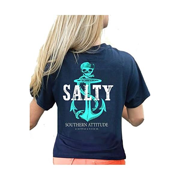 Southern-Attitude-Pirate-Anchor-Navy-Preppy-Womens-Short-Sleeve-Tee-Shirt Southern Attitude Pirate Anchor Navy Preppy Women's Short Sleeve Tee Shirt (Large)