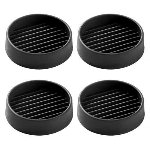 VooGenzek 4 PCS 2”/5.1cm Round Non Slip Furniture Pads, Bed Stoppers Rubber Furniture Feet