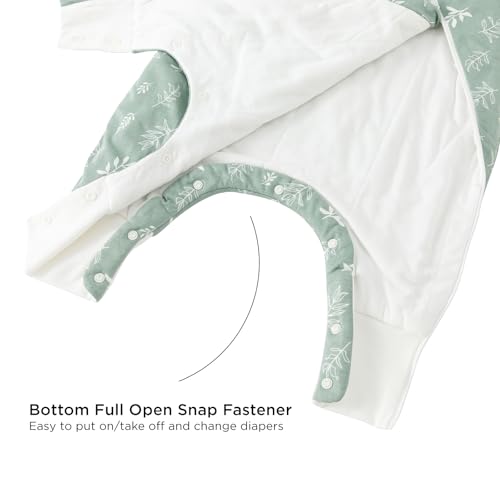 Image of Duomiaomiao 3.5 TOG Toddler Sleep Bag 2-3T 100% Cotton Winter Side Open Zipper Baby Sleep Sack with Feet, Warm Toddler Wearable Blanket