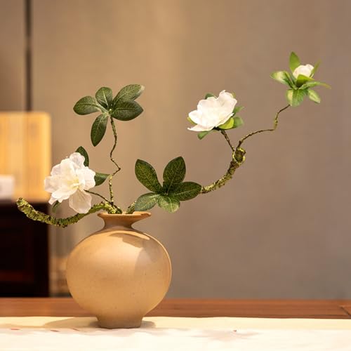 造花 枯れない花 ハクモクレン バラ フラワーアレンジメント 造花インテリア リアル 本物そっくり 観葉植物 装飾花 アートフラワー お世話不要 北欧 アート ins 部屋 玄関 お見舞い インテリア