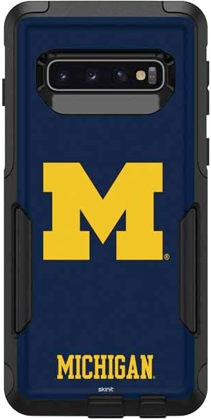 Skinit Decal Skin Compatible with OtterBox Commuter Galaxy S10 - Officially Licensed College Michigan M Logo Design