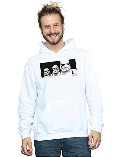 Absolute Cult Star Wars The Rise Of Skywalker Troopers Band Men's Hoodie White XX-Large