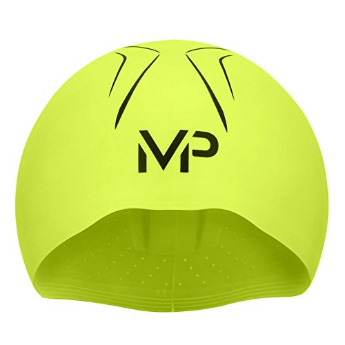MP Michael Phelps X-O GT Swim Cap, NEON/BLACK