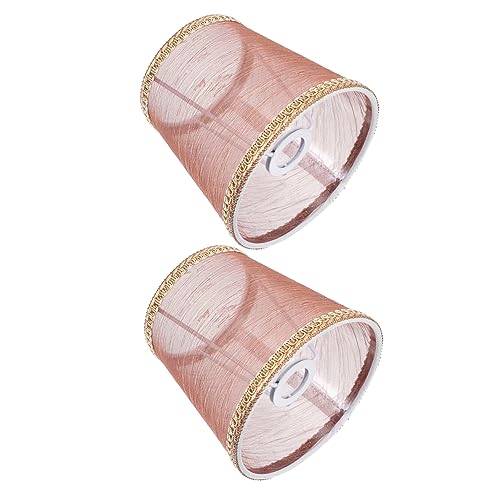 BUTIFULSIC Chandelier Lamp Shade 2pcs Protective Light Cover for Wall and Ceiling Lamps