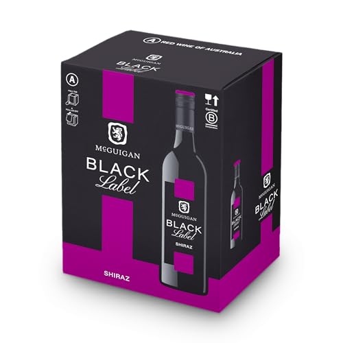 McGuigan Black Label Shiraz 75 cl (Case of 6) packaging may vary