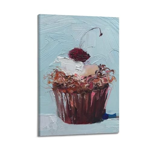 Poster motif cerises WIZIGM pour une ambiance douce et moderne