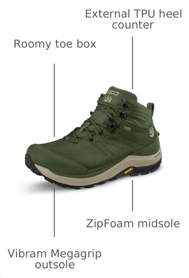 Image of Topo Athletic Women's Trailventure 2 WP Comfortable 5MM Drop Trail Running Boots, Athletic Shoes for Trail Running