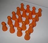 Halmakegel aus Kunststoff 20 Halmakegel aus Kunststoff (25 mm), orange