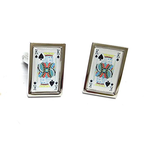 Mancuernillas para hombre King Of Spades GTR miniatura 1