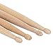 Ohtomber Drum Sticks, 2 Pair 5A Maple Drumsticks