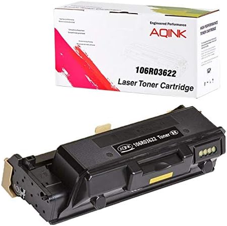 Compatible Toner Cartridge Replacement for 106R03622 106R03621 Toner Cartridge for Use in WorkCentre 3335 3345 Printer, Phaser 3330 Printer, 8,500 Pages (106R03622 Black, 1-Pack)