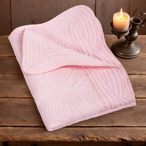 Couverture pour bébé gaufrée et douce en maille respirante