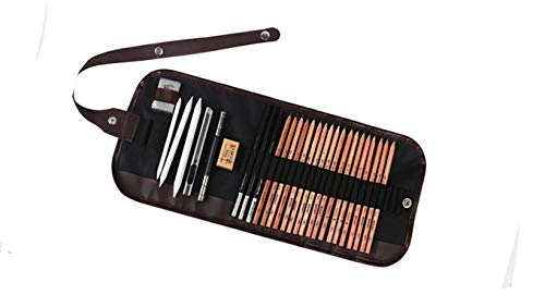 Kit Lápis Desenho Profissional 29pcs Marco