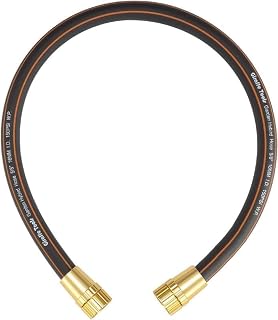 Giraffe Tools Garden Water Hose 5/8" x 2ft, Leader Hose with Female and Female Fittings, Lightweight, Flexible for Hose Reel