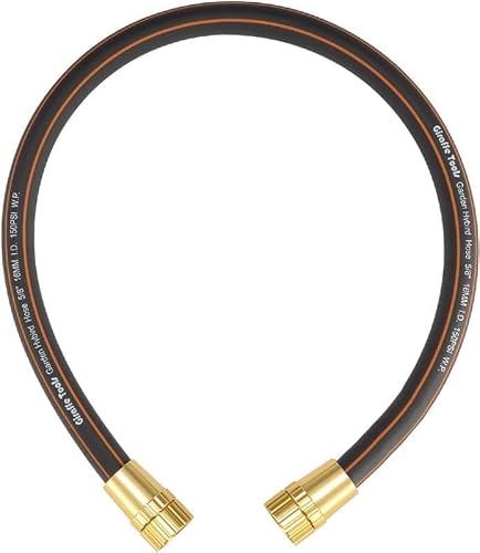 Giraffe Tools Garden Water Hose 5/8" x 2ft, Leader Hose with Female and Female Fittings, Lightweight, Flexible for Hose Reel
