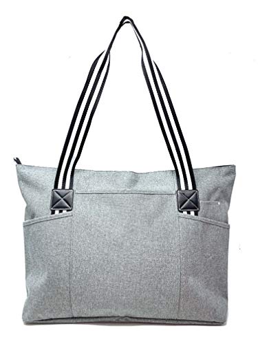 Brooke & Jess Designs Large Work Tote Bags with Pockets for Women - Travel Carry-on Laptop Bag, Professional Work Tote, Purse with Cup Holder