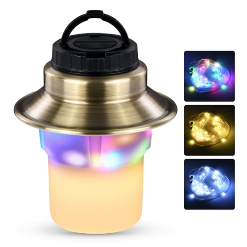 SMARTERIOR Rechargeable LED Camping Lights & Lantern, Waterproof Lamp with