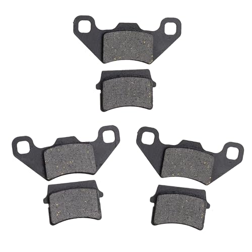 GOOFIT Kit de almohadillas de freno de disco trasero de 3 conjuntos Reemplazar Para 50cc 70cc 90cc 110cc 125cc Pocket Mini Bike ATV Go Kart Dirt Bike Pit Bike Quad Bikes Dune Buggy 4 Wheeler