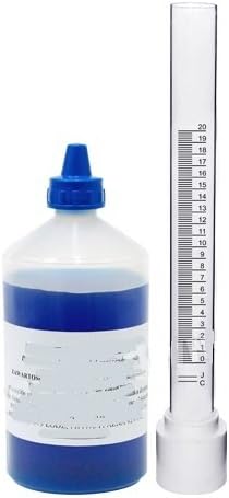 KWAS1 Acidometer blue lye for determining the acid content in wine, most full set