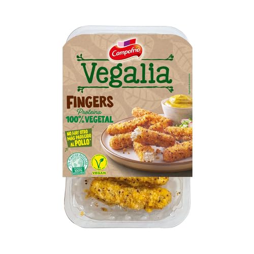 (PACK 4 Und.) FINGERS VEGANOS PROTEÍNA 100% VEGETAL VEGALIA (CAMPOFRIO) (PRODUCTO REFRIGERADO)