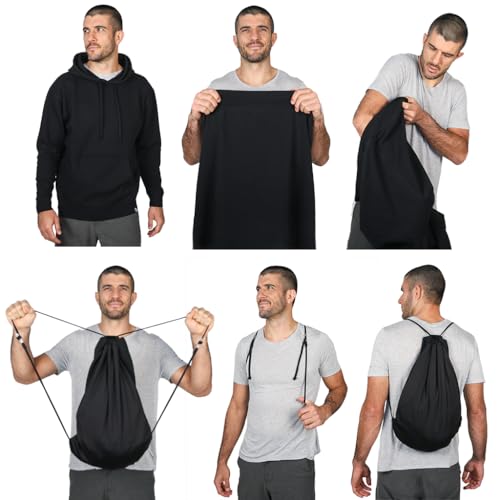 Quikflip 2-in-1 Reversible Backpack Hoodie (As Seen on SHARK TANK) Kimura Pullover Hoodie4