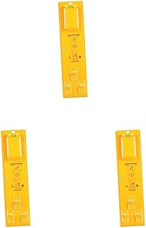 Juego de 3 herramientas para colgar fotos, galerías, obras de arte, color amarillo