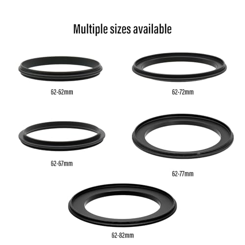 Anillo adaptador de lente macho a macho 62-77mm para fotografía macro | Anillo adaptador macho de aluminio 62-62mm, 62-67mm, 62-72mm, 62-77mm, 62-82mm miniatura 2