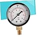FELTECHELECTR Utility Vacuum Pressure Gauge Air Compressor Gauge Range Industrial Quality for Water Oil Gas HVAC