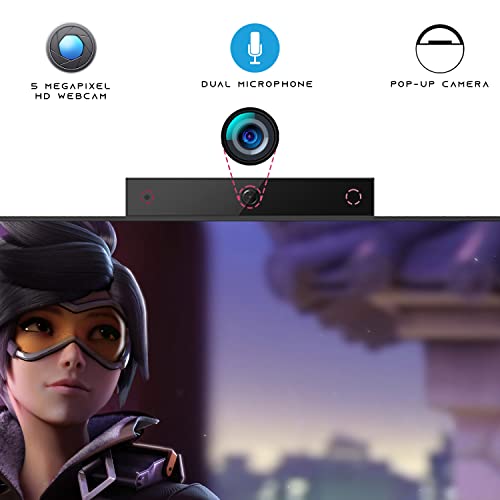 Image of Gaming All in one PC 24 inch FHD Touchscreen, MTG Yama, Intel Core i5 10th Gen, 8GB RAM, 480GB NVME, AMD RX 550 4GB DDR5 Graphics, Webcam, DVD RW, RGB Combo, Windows 11 Home
