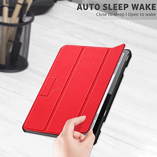 ATOOZ Case for Lenovo Tab M10 (3rd Gen) 10.1 inch 2022, With Auto Sleep/Wake Protective Folio Case Cover for Lenovo M10 3rd gen (TB328FU /TB328XU) Tablet (Red)
