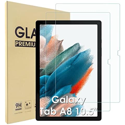 Hianjoo 2 Piezas Pantalla Protector Compatible con Samsung Galaxy Tab A8 10.5" Cover