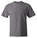 Hanes Men's Short Sleeve Beefy T-Shirt (Oxford Gray, Large)