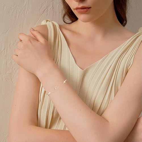 OHAYOO Mustard Seed Cross Bracelet – 925 Sterling Silver Faith Bracelet for Women – Christian Jewelry, Mother's Day, Birthday, Graduation Gifts4