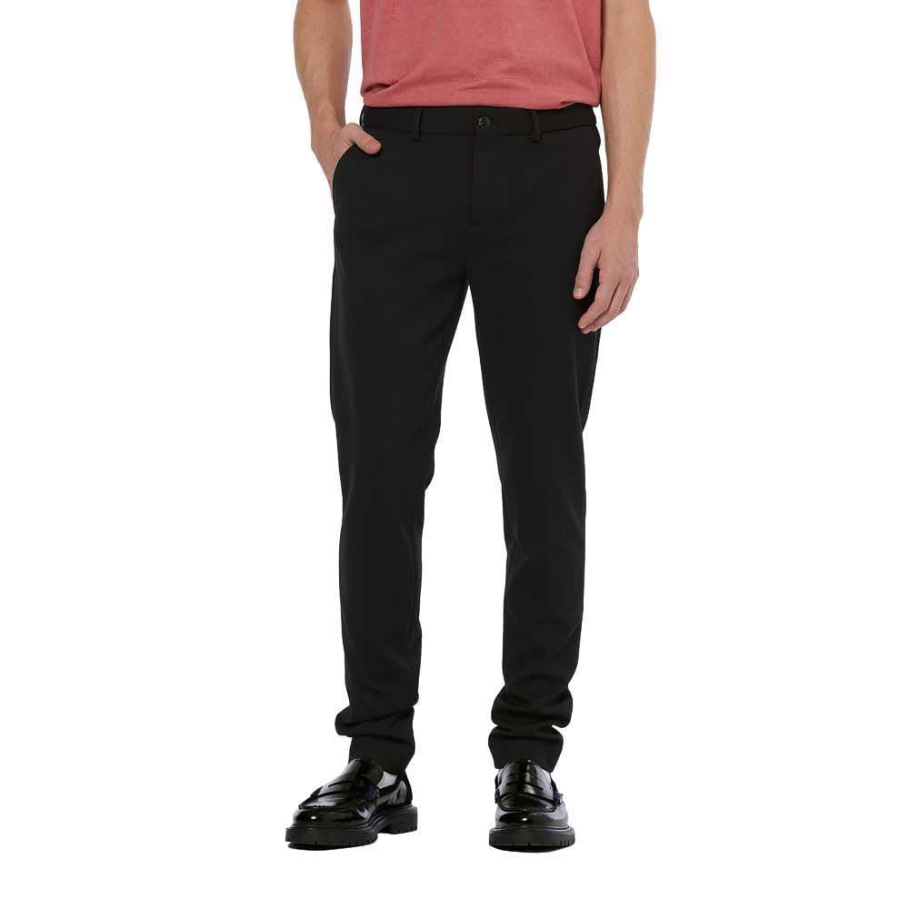 Scotch & Soda Men's Mott Chino, Black, 33-34