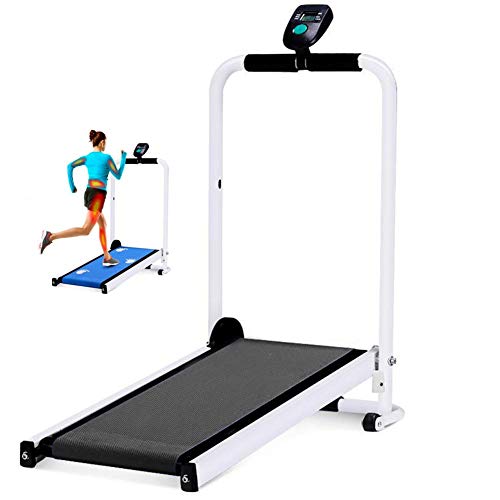 Caminadora plegable con pantalla LED para fitness en casa