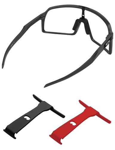 Image of Metallic Replacement Wicket for Oakley Sutro OO9406 /Sutro Asian Fit OO9406A /Sutro S OO9462 Sunglasses - Black+Red