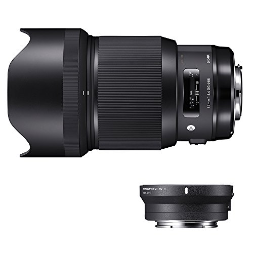 Sigma 321954_89E965 - Kit 85 mm F/1.4 Art EOS + MC-11, Color Negro