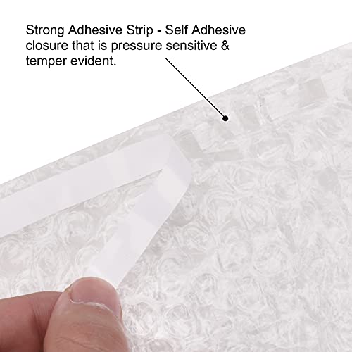 Lswteiz LSWTEIZ-100PCS-BAG-CLEAR-230515 100Pcs Small Bubble Out Bag Pouches 2 Inch X 3.15 Inch Self-Seal Mini Bubble Pouches Cushioning Bags, Double Walled Self-Sealing Protective Wrap Shockproof Foam Bag For Small Business, Shipping, Packing thumb #3
