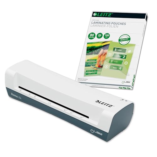 Leitz Set iLAM Home A4 Laminiergerät + Heißlaminierfolien A...