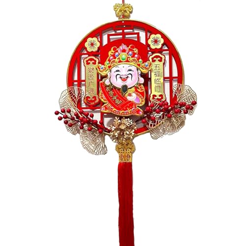 IWOMA Chinese New Years Decorations 2024 Dragon Wall/Door 3D Hanging Ornaments New Year Party Supplies, Shaking His Head the