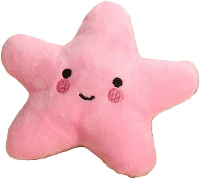Dog Toys for Small Dogs Starfish Squeaky Toy Soft Plush Vocal Dog Plaything Pets Supplies Squeaky Toys Chew