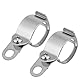 Yctze erhalter Motorrad Vorne - erhalter Motorrad 2 Stück Stahlblech er terung Gabel Ersatz Für 30-45Mm Vorderradgabel Roller(Silver)