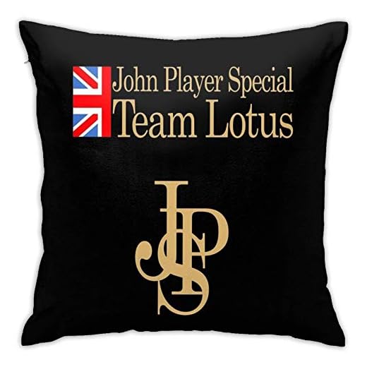 pingshang Jps John Player Special Team Shirt Stier Hoodie Hem Dekorativ Prydnadskudde Fodral för Soffa Kudde Fodral 45 x 45 cm