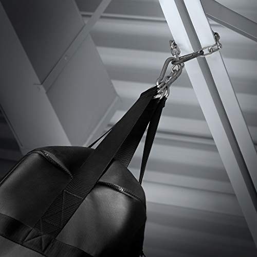 Image of Hayabusa Engineered Leather Heavy Punching Bag - Unfilled - Black, 5 Feet