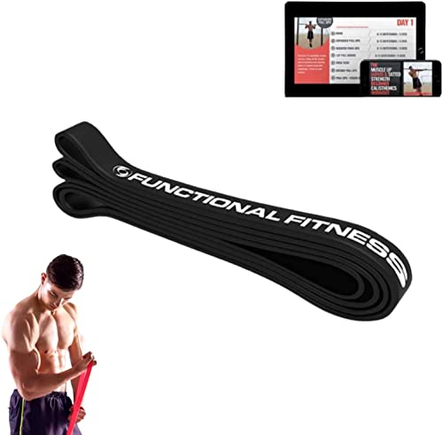 Image of Functional Fitness Pull Up Bands Resistance Bands | Exercise Bands for Working Out | Long Stretch Bands for Exercise, Training Bands, Resistance Bands for Stretching