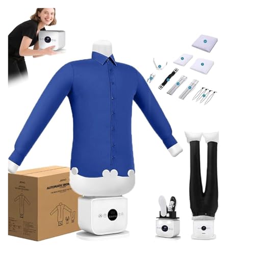 FXLUHAY Plancha Automática de Camisas, Reemplaza Plancha, Tabla de Planchar, Vaporizador y Vaporizador, Dispositivo con Maniquí de Planchado for Camisas, Blusas y Camisas,(A)